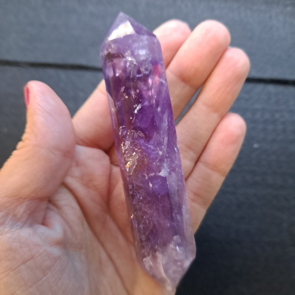 Double Terminated Purple Amethyst - Picture 3 of 5